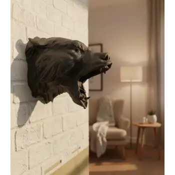 Siyah Ayı Duvar Aksesuarı