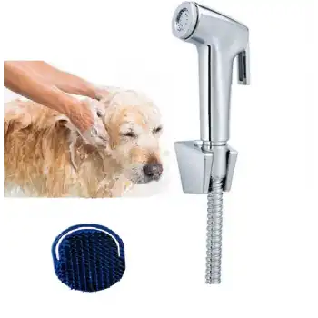 Sprey El Duşu Kedi Köpek Yıkama Tabancası Seti ve Kedi Köpek Yıkama Tarağı