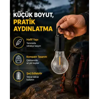 Su Geçirmez Dış Mekan LED Çadır Işığı