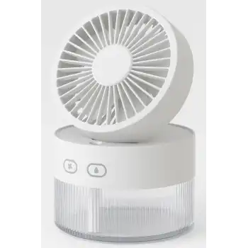 Su Spreyli Katlanır Başlıklı USB Mini Fan