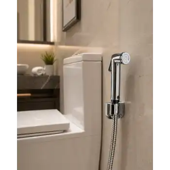 Su Tasarruflu Taharetmatik El Spreyi Stoplu Banyo Temizlik Seti