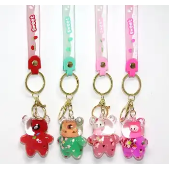 Sulu Silikon Anahtarlık Spiderman, Labubu,kapibara, Hello Kitty Alk5283
