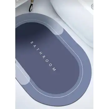 Süper Su Emici Kaymaz Tabanlı Banyo Paspası ( 40x60 )cm