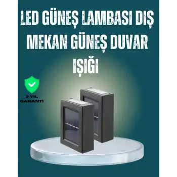 Suya Dayanıklı Güneş Enerjili Bahçe Lambası