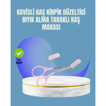 Tarak ve Fırça Başlıklı Kaş Şekillendirme Makası