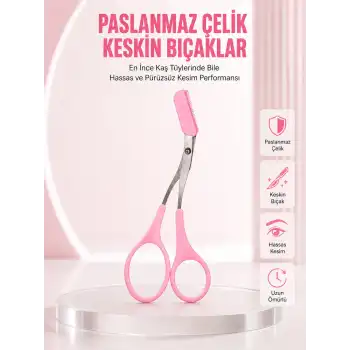Taraklı Kaş Düzeltme Makası – Hassas Şekillendirme ve Kolay Kullanım