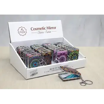 Taşlı El Aynası Anahtarlık Alk3768