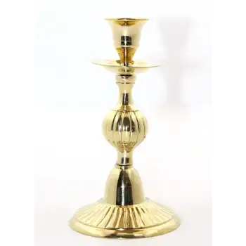 Tekli Pirinç Şamdan Model 3