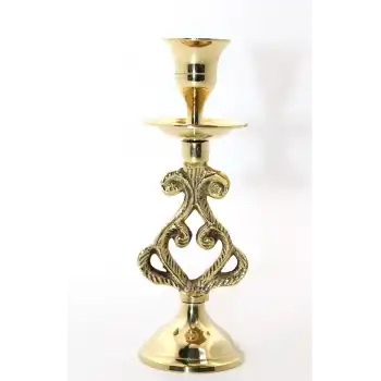 Tekli Pirinç Şamdan Model 5