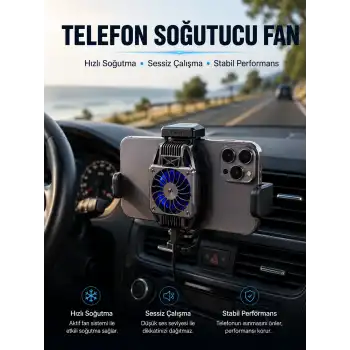 Telefon Soğutucu Fan Aktif Soğutma Sistemi ile Güçlü Performans