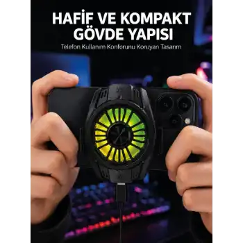Telefon ve Tablet Uyumlu Manyetik Mobil Soğutucu Fan