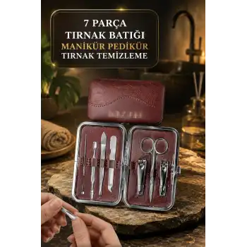 Tırnak Batığı Temizliği ve Günlük Bakım İçin 7 Parça Profesyonel Set