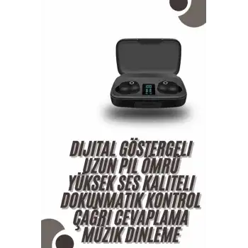TWS Bluetooth Kulaklık 5.0 Bluetooth Bağlantılı Dokunmatik Kontrol Özelliği