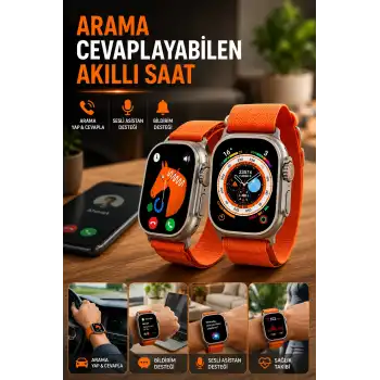 Uyku ve Nabız Takipli, Wireless Şarjlı Akıllı Saat Android ve iOS Uyumlu