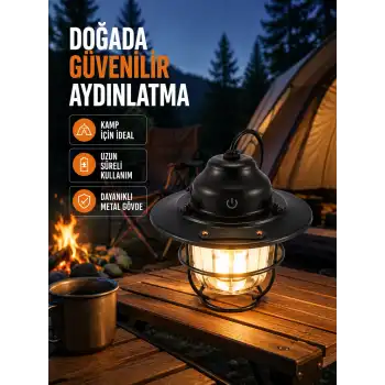 Uzun Ömürlü Bataryalı Outdoor LED Gece Lambası