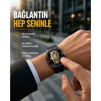 Uzun Pil Ömürlü Akıllı Saat Günlük ve Spor Kullanım