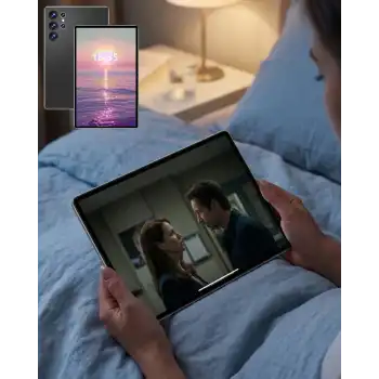 WiFi Destekli Android Tablet 10.1 İnç Geniş Ekran Tablet Seti