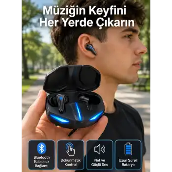 Wireless  Kulaklık Mikrofonlu Bluetooth  Kulaklığı