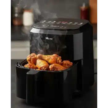 Yağsız Pişirme Teknolojili 4L Cam Hazneli Dokunmatik Airfryer 1360W