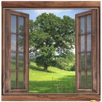 Yapışkanlı Çift Kanat Sineklik