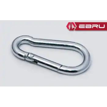 Yaylı Karabina, Çengel, Kanca 12mm - 1 Adet