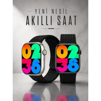 Yeni Nesil Akıllı Saat Arama Cevaplama GPS Takibi Adımsayar NFC Özelliği