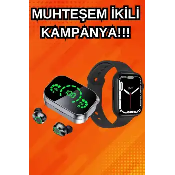 Yeni Nesil Akıllı Saat ve Ucuz Kaliteli Bluetooth Kablosuz Kulaklık Amoled Ekran