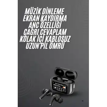Yeni Nesil Pro Ekranlı Bluetooth Kulaklık 5.0 Bluetooth