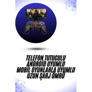 Yeni Nesil X3 Gamepad Android Uyumlu Telefon Tutucu Özellikli Joystick