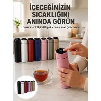 Yüksek Isı Korumasına Sahip Taşınabilir Çelik Termos Yeni Nesil
