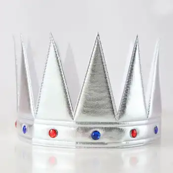 Yumuşak Gümüş Kral Tacı 55 cm