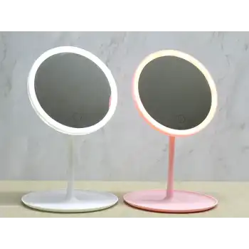 Yuvarlak Ledli Makyaj Aynası