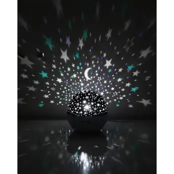 Zaman Ayarlı Fişli Yıldız Projektör Ortam Lambası