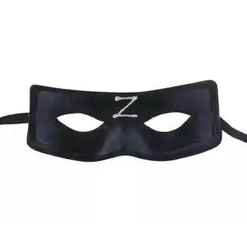 Zorro Maskesi Z Baskılı Lastikli