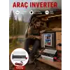 1000 Watt Oto İnvertör Elektrik Dönüştürücü Ev Tipi Priz