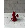 12 cm Kırmızı Ejderha Figürü Koleksiyonluk Dekoratif Biblo