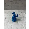 12 cm Mavi Ejderha Figürü Koleksiyonluk Dekoratif Biblo