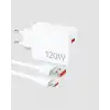 120W Süper Hızlı Şarj Adaptörü – Type-C Kablo Dahil, Yüksek Voltaj Korumalı