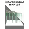 13 Parça Makyaj Fırça Seti Far Fırçası Allık Fırçası Yumuşak Uçlu