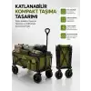 130 KG Taşıma Kapasiteli Katlanabilir Wagon Taşıma Arabası