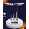 16 Parça Usta İşçilik Bits Takımı Vida Sökme Takma Set