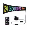16x96 LED Yazı Paneli 60 cm Esnek RGB Işıklı Programlanabilir Ekran