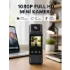 180 Derece Dönebilen Mini Kamera Full HD TFT Ekran Hareket Sensörlü (Kopya)