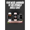1.83 İnç Akıllı Saat Android ve İOS Uyumlu Çağrı Cevaplayabilen Adımsayar GPS Takibi