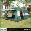 2 Odalı Büyük Çift Katman 3*3*2,1 Dayanıklı Kamp Çadırı
