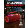 20W Kablosuz Bluetooth Hoparlör RGB Işık Efektli USB/SD/AUX Destekli