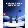 2.4 GHz Düşük Gecikmeli Kablosuz Ses Kayıt Mikrofonu