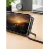 240W Type-C Telefon Standlı Örgülü Şarj ve Data Kablosu