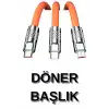 3 İn 1 Süper Hızlı Şarj Kablosu Android ve İOS Uyumlu Silikon Şarj Kablosu