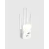 300Mbps WiFi Menzil Genişletici 4 Antenli WPA3 Güvenlikli Priz Tipi Repeater